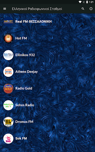 Android application Popular Greek Radios screenshort