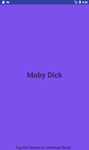 Captura de Pantalla 1 Moby Dick - eBook android