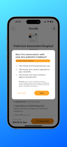 Lokum App Screen 3
