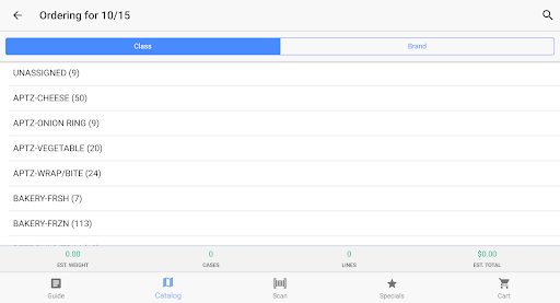 Topp Company Ordering App