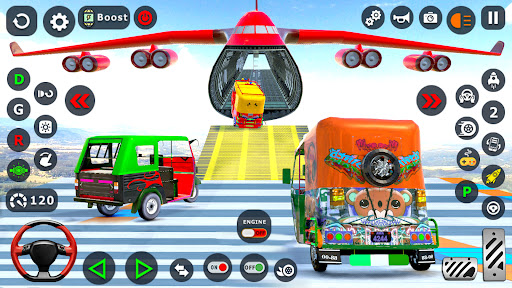 Tuk Tuk Taxi Driving Games 3D Screen 2