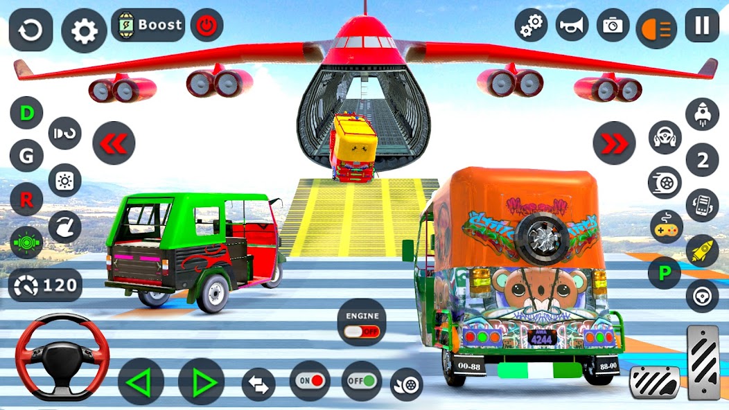 Tuk Tuk Auto Rickshaw 3D Stunt 4.8 APK + Mod (Unlimited money) إلى عن على ذكري المظهر