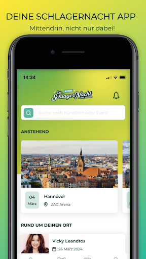 Android application Die Schlagernacht des Jahres screenshort