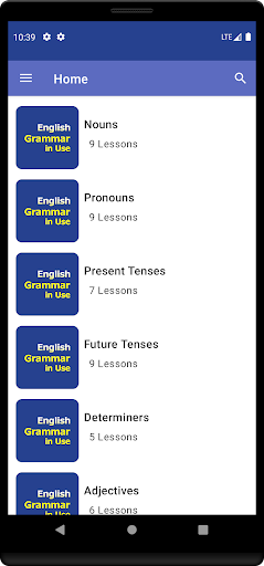Screenshot of English Grammar In Use