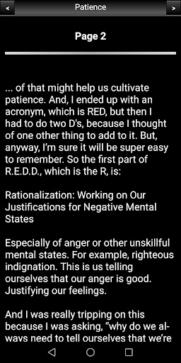 Buddhism: Patience Screen 3