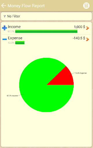 MyMoneyTracker Lite Screen 2