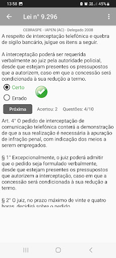 Lei nº 9.296 Escuta Telefônica Screen 3