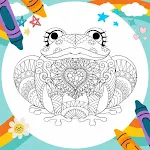 Cover Image of Download Coloring Book: Frog Mandala  APK