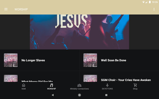 Saving Grace Ministries App