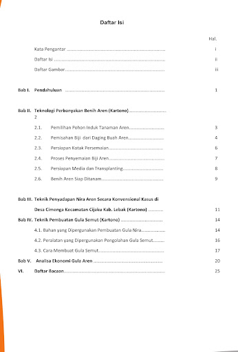 Agribisnis Gula Aren Air Nira