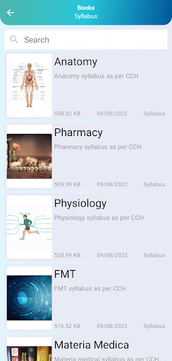 Homeopathy Book Screen 3