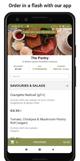 Android application The Pantry screenshort