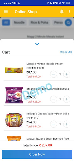 Online Shop Screen 3