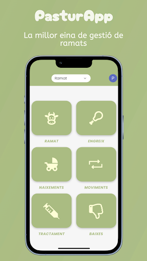 Android application PasturApp screenshort