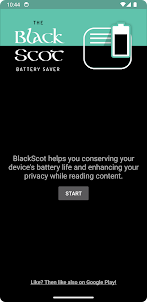 BlackScot screen battery saver