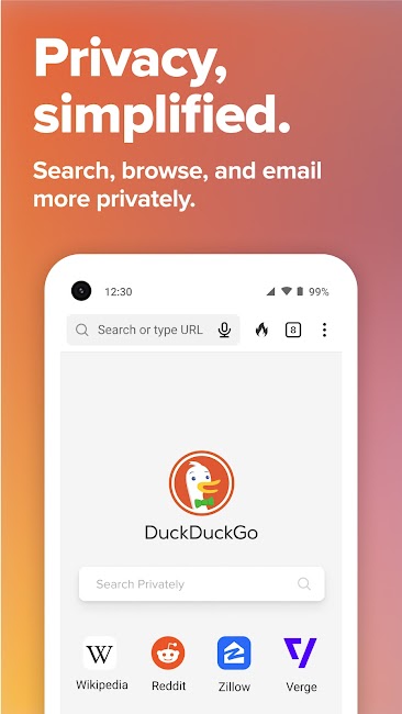 DuckDuckGo Private Browser APK [Premium MOD, Pro Unlocked] For Android 1