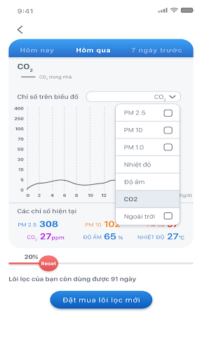 Android application Smart Purifier screenshort