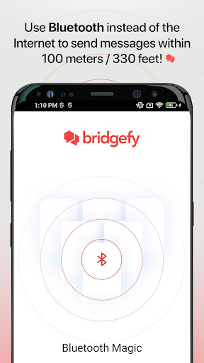 Android application Bridgefy - Offline Messages screenshort