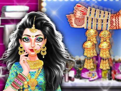 Royal North Indian Wedding Girl Dressup and Makeup  APK screenshots 8