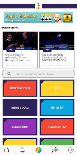 Android application Trash Italiano screenshort