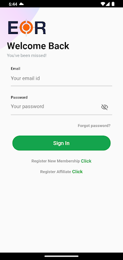Android application JoinEOR screenshort