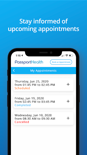 Passport Health Screenshot