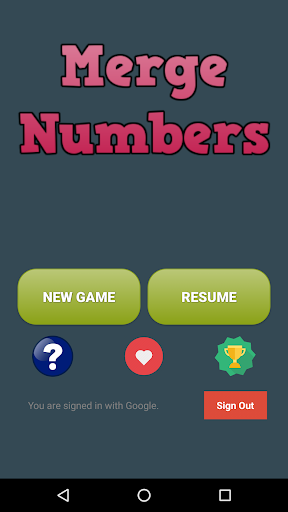 Merge Numbers - Puzzle Screen 3