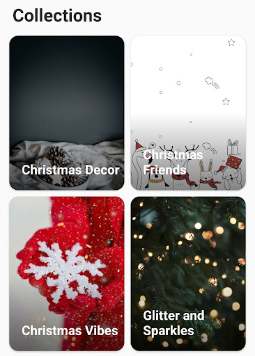 Screenshot of Christmas wallpaper 2024