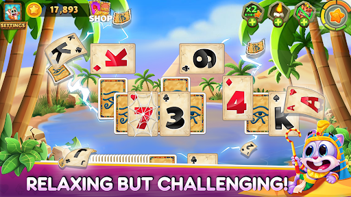Screenshot of TriPeaks Solitaire Tri Peaks