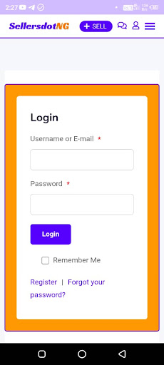 SellersDotNg Screen 2