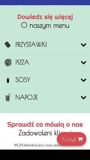 Android application DIJO PIZZA screenshort