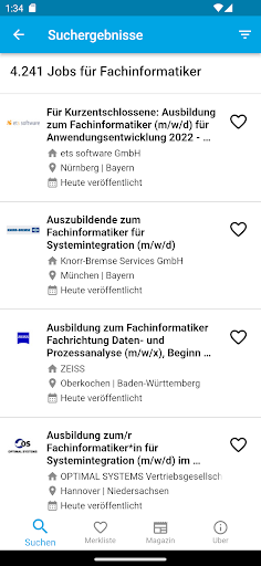 Ausbildungsstellen Screen 2