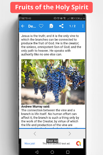 Android application The fruit of the Holy Spirit screenshort