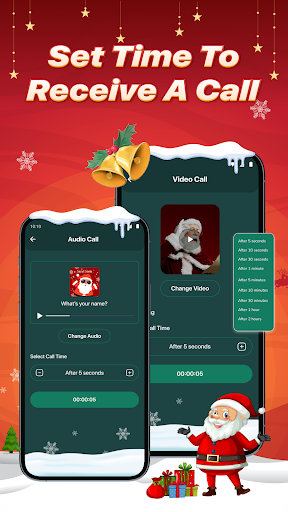 Call Theme: Video Call Santa Screen 2