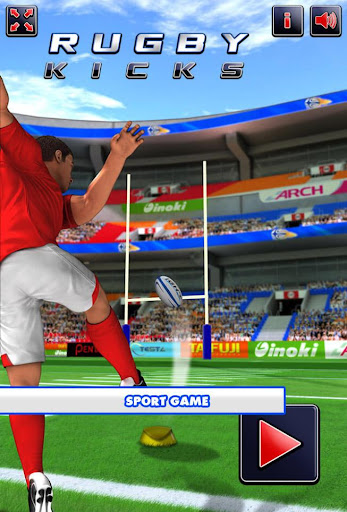 Android application Rugby Kicks screenshort