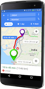 Screenshot 15 Mapa del buscador de rutas GPS android