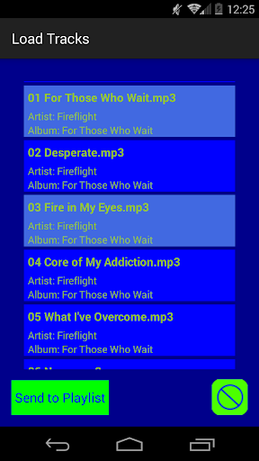 Live Performance Music Player Screen 2