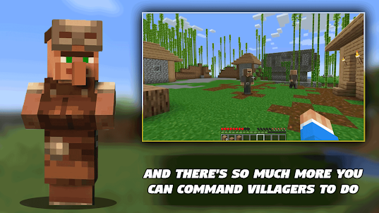 Villagers Build mod for MCPE