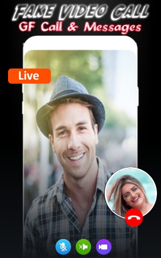 Android application Gf Call - Fake Video Call screenshort