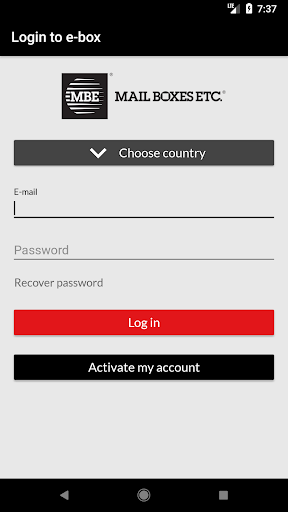 Android application E-box by MBE screenshort