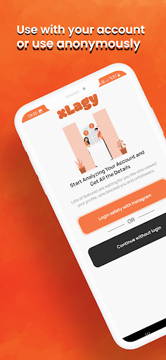 Android application xLagy - Unfollowers Report screenshort