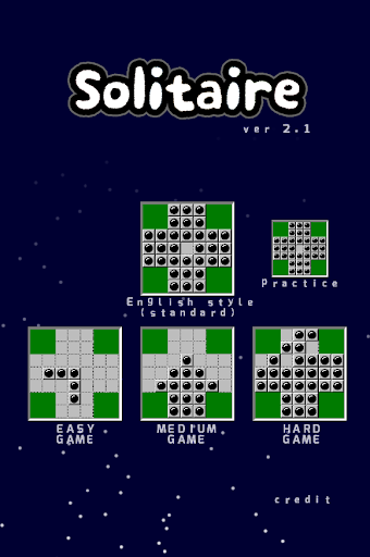 Android application Peg Solitaire screenshort