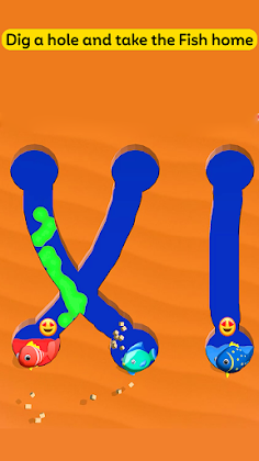 Dig Sand - Save the Fish - Screenshot 2