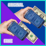 fake currency detector prank icon