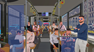 Coach Bus Train Driving Games - Screenshot 2