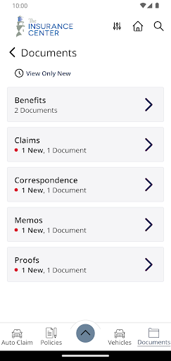 Insurance Center MobileInsured Screen 3