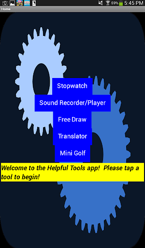Android application Helpful Tools screenshort