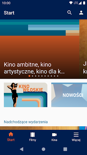 Android application Moje eKino screenshort