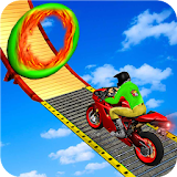 Racing In Moto Bike Stunt : Impossible Road Game icon