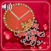 Love Valentine Clock  Icon